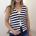 American Charm Vest in Navy